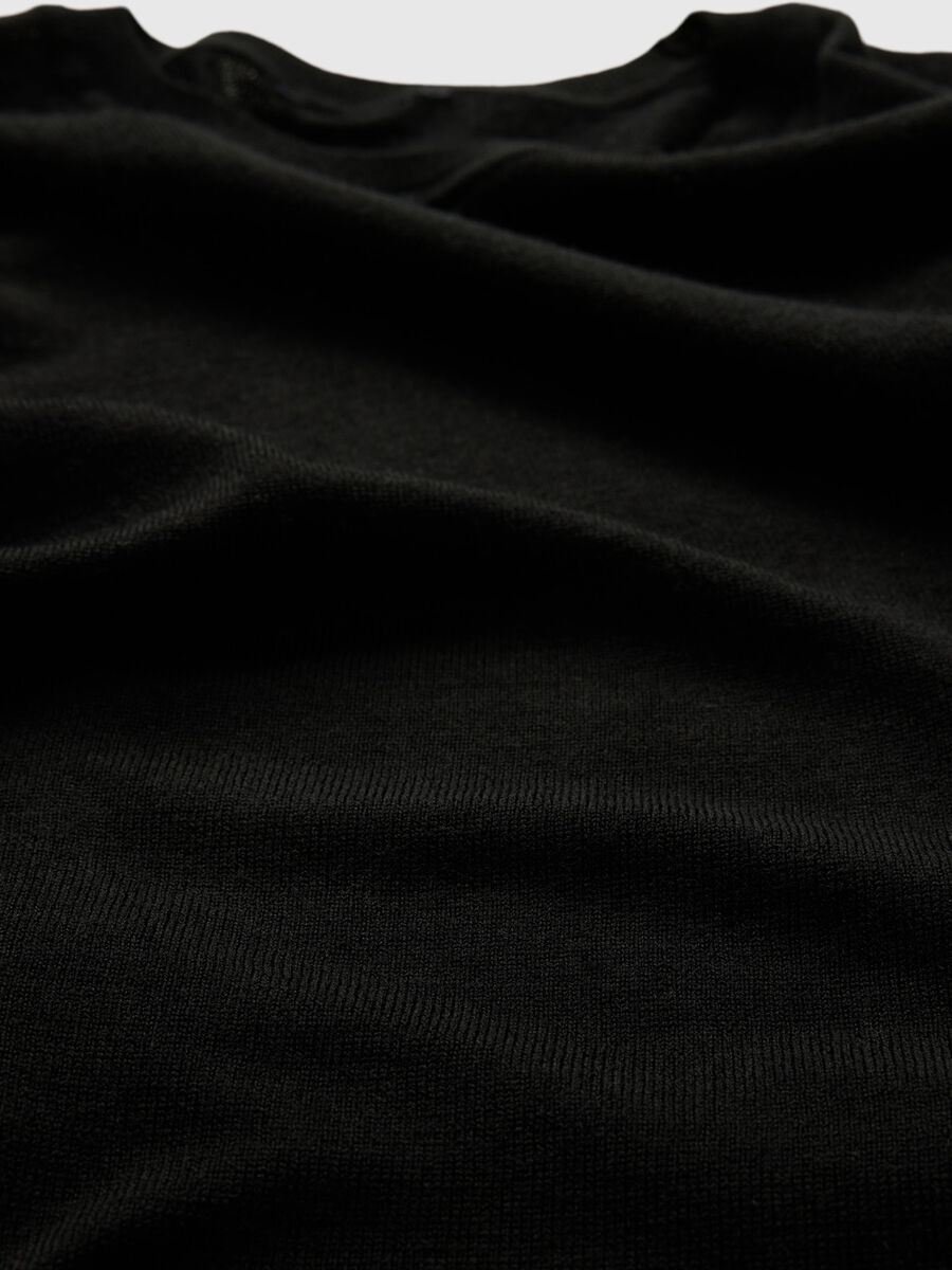 Merino wool pullover with round neck_4