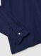 Blue pure cotton regular fit polo_5
