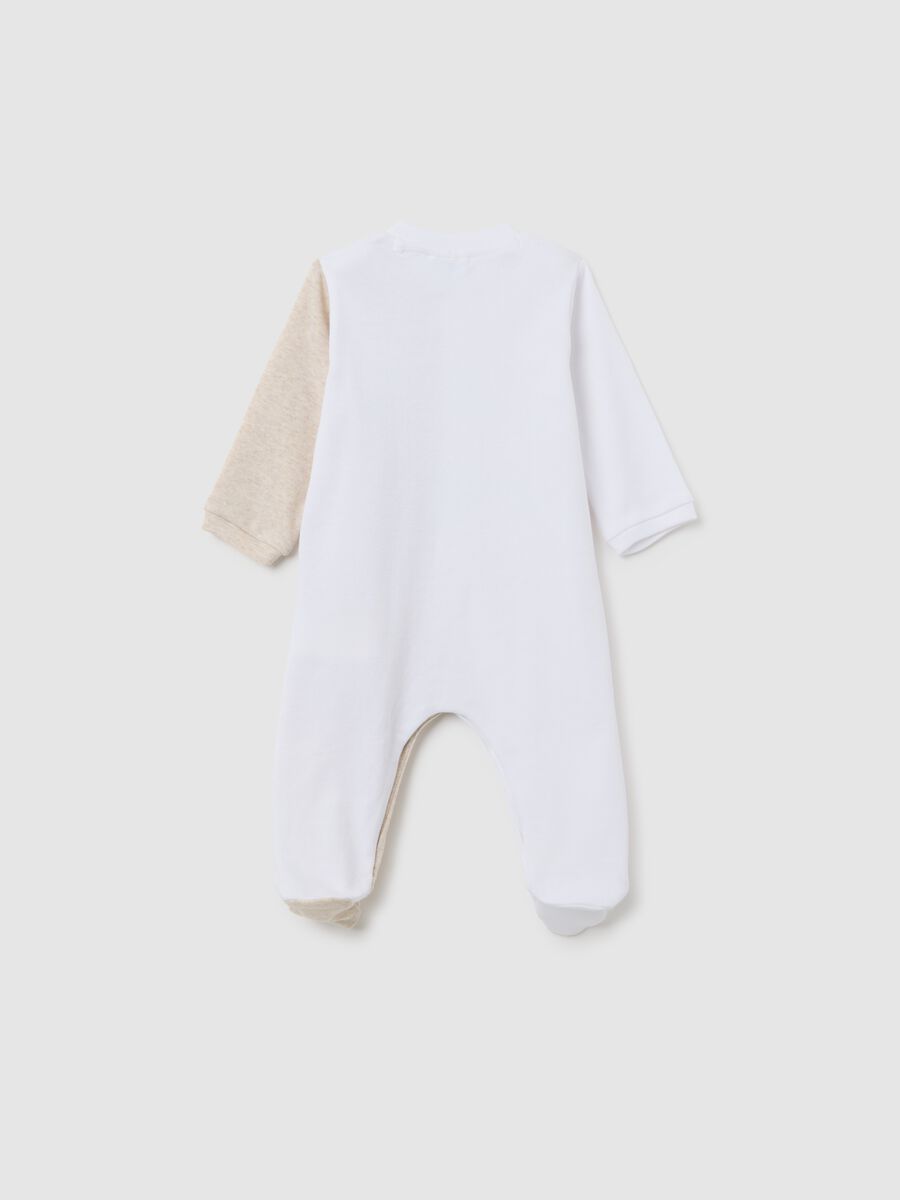 Tutina da neonato in puro cotone multicolor_1