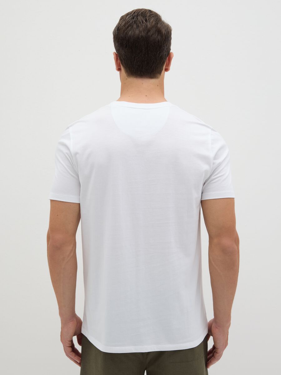 White T-shirt in Supima cotton_3