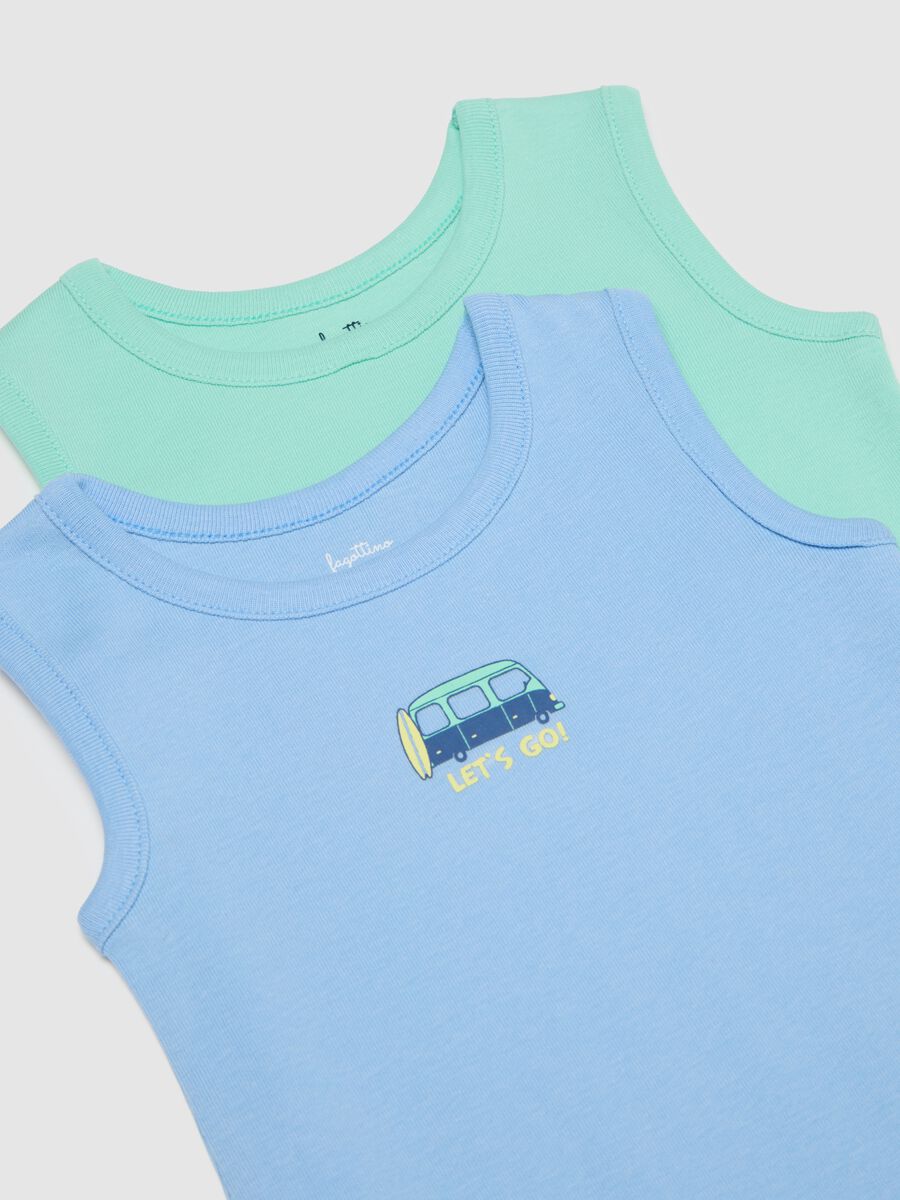 Multicolour pure cotton baby bodysuit_3