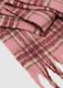Multicoloured Checked Scarf with Fringes_2