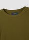Green long-sleeved pure cotton T-shirt_5