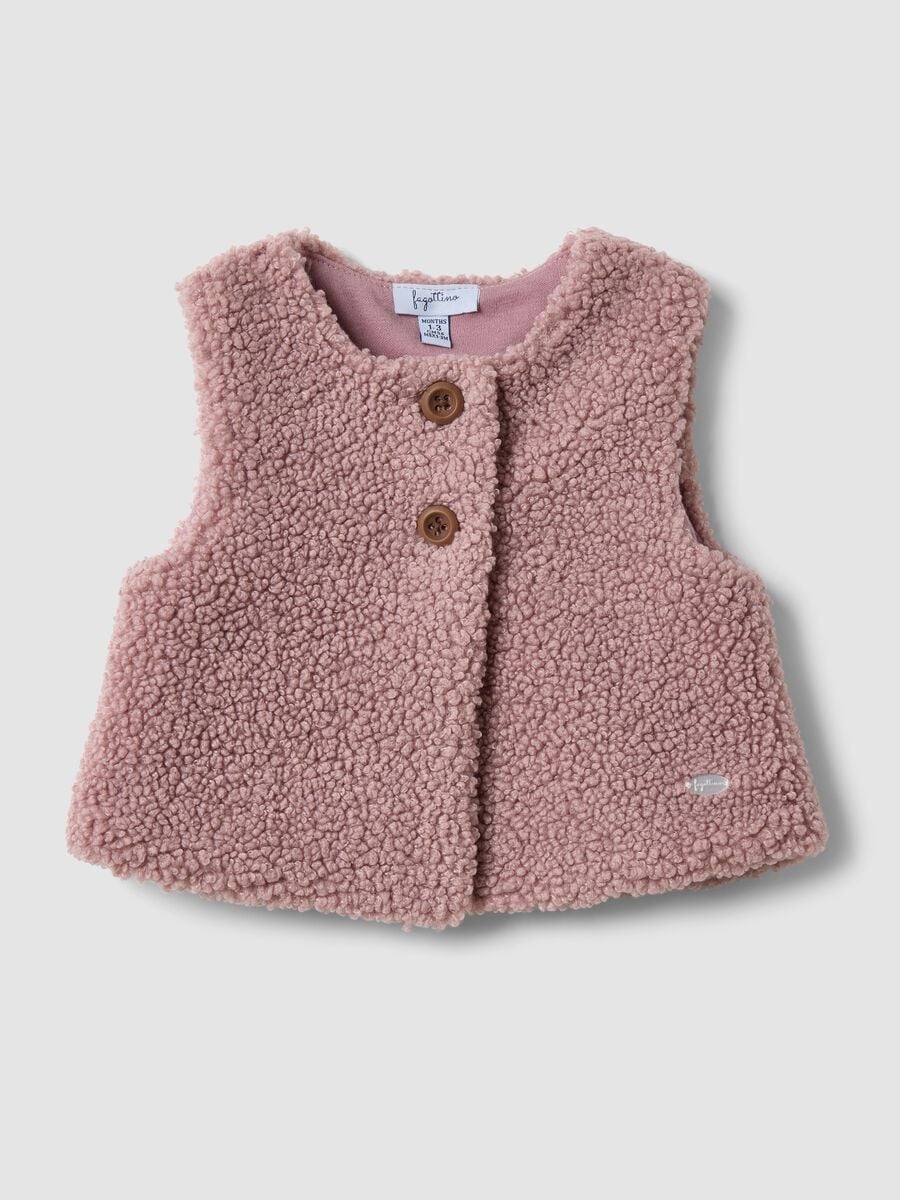 Pink regular-fit gilet_0