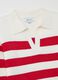 Top with red and white stripes and polo neck_5