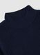 Blue fitted viscose blend sweater_5