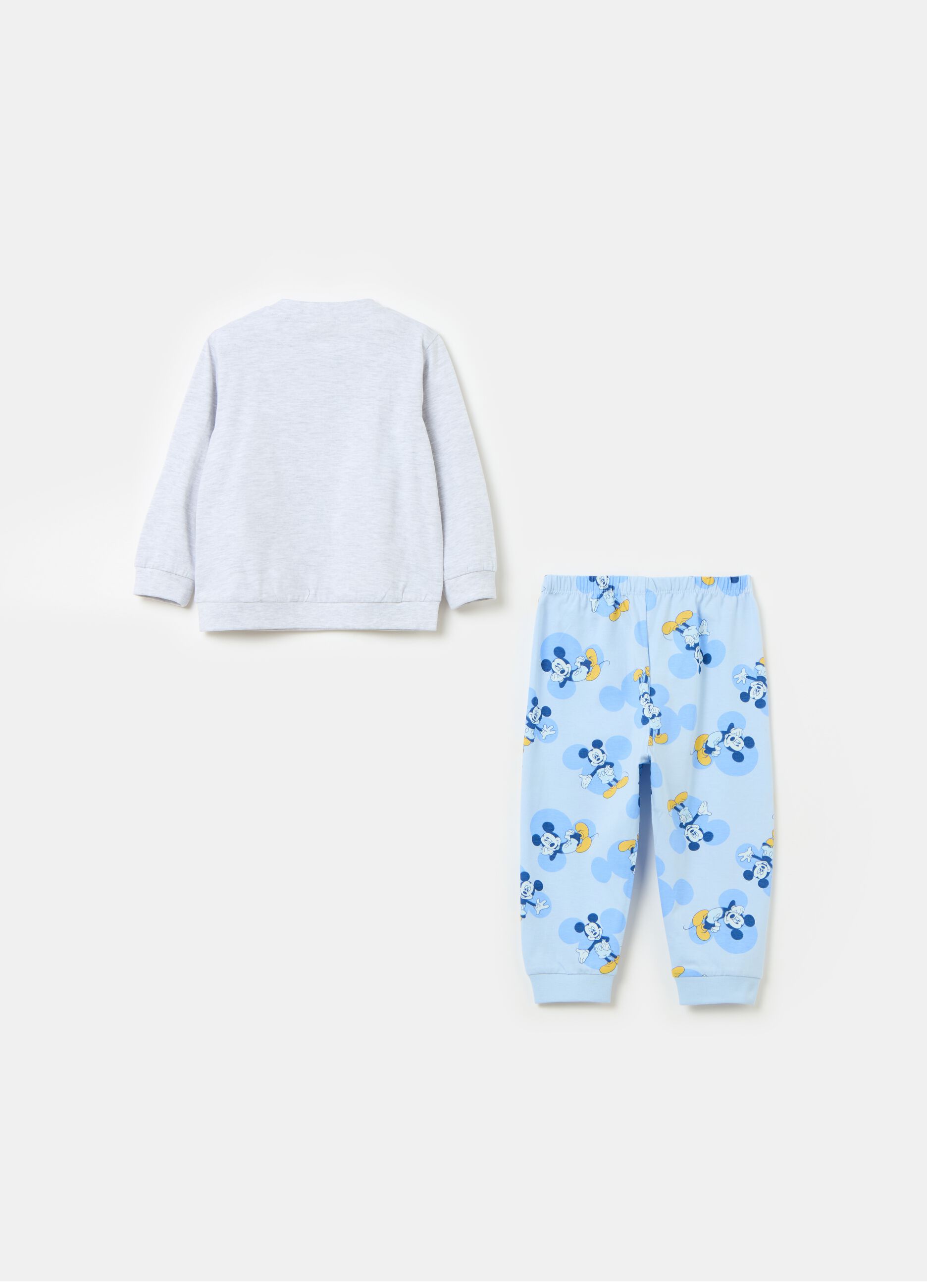 Organic cotton pyjamas with Mickey Mouse print