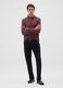 Black Regular Fit Pure Cotton Trousers_0