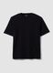 Black The Iconic Tee T-shirt in pure cotton, short sleeves, relaxed fit_4