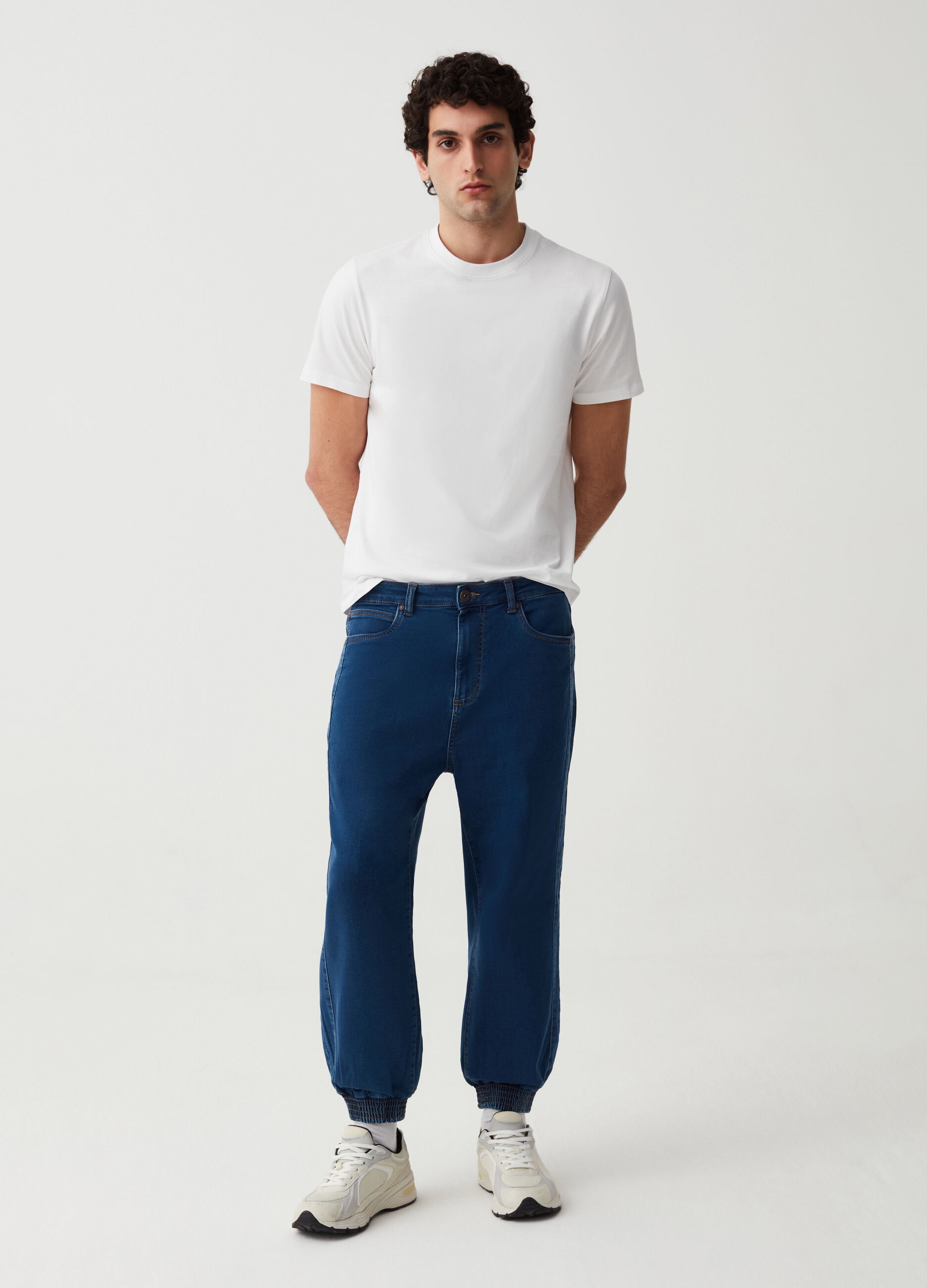 Ovs Joggers in denim cinque tasche regular fit