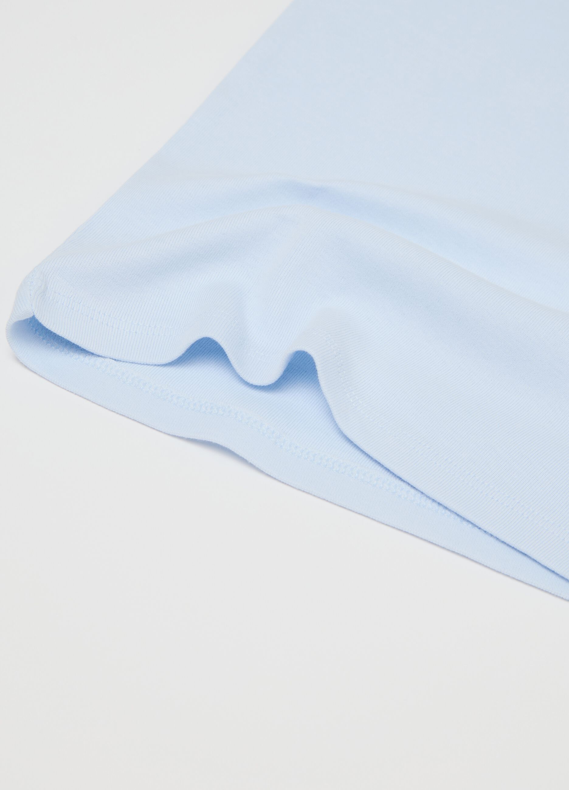 Tripack vogatori intimi in cotone bio grigio azzurro