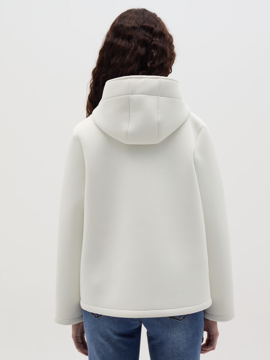 Short jacket with hood_3