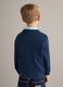 Children's regular fit blue crew neck pure cotton jumper_1