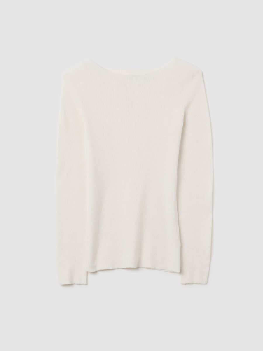 Maglione bianco regular fit_4