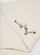 White stretch-fabric scarf with floral embroidery_2