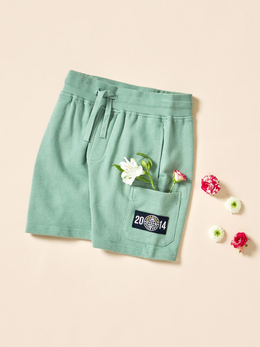 IANA shorts in lightweight 100% cotton fleece_0