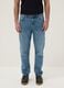 Pure Cotton Blue Denim Regular Fit Jeans_1
