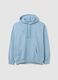 Regular fit blue cotton blend sweatshirt_4