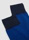 Two-pack of blue stretch cotton blend socks_1