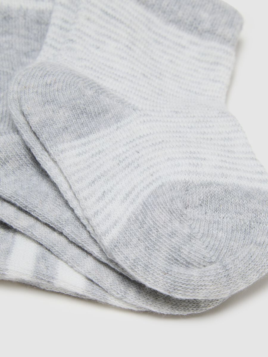 Multicoloured Cotton Blend Baby Socks_1