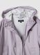 Giacca impermeabile viola con cappuccio regular fit_1