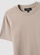 Beige relaxed-fit pure cotton short-sleeve T-shirt_6