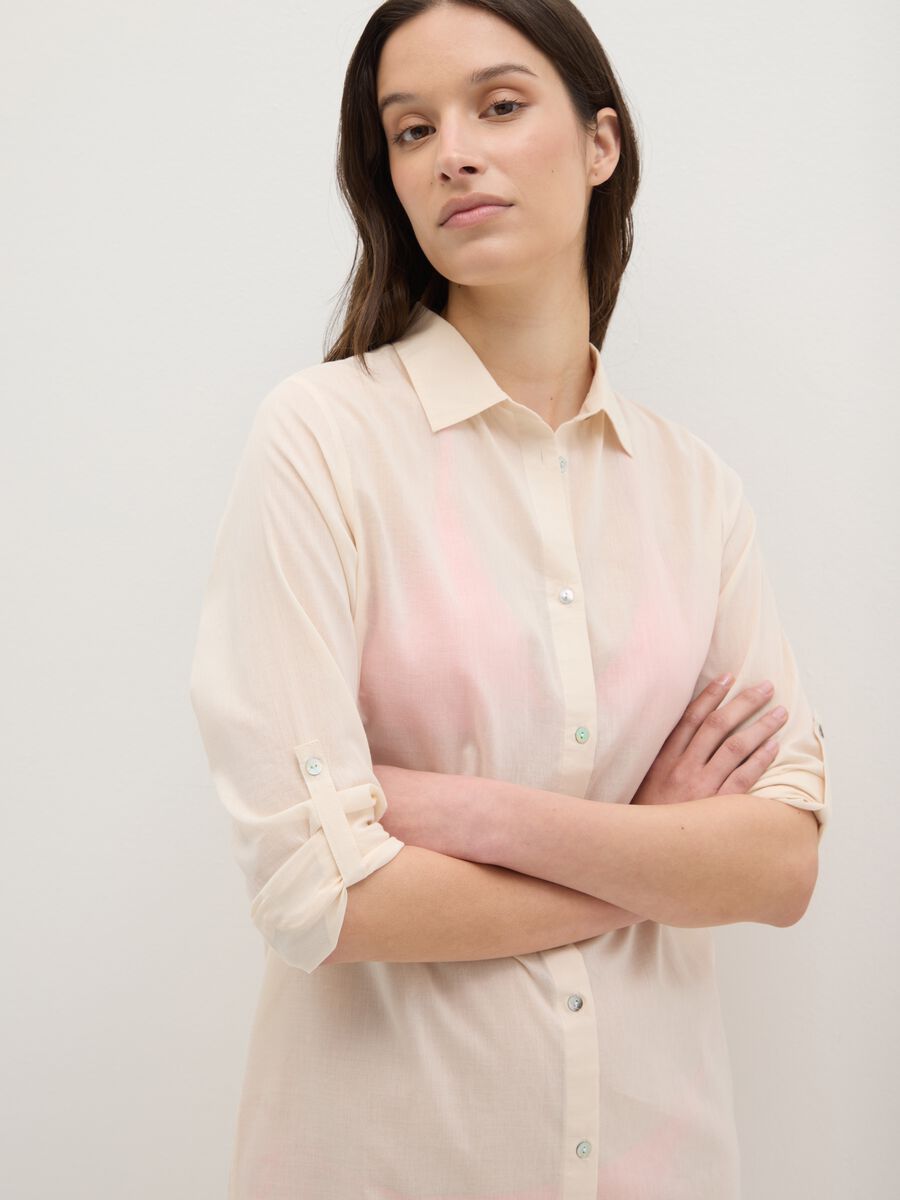 Women's pure cotton multicolour regular fit shirt_2