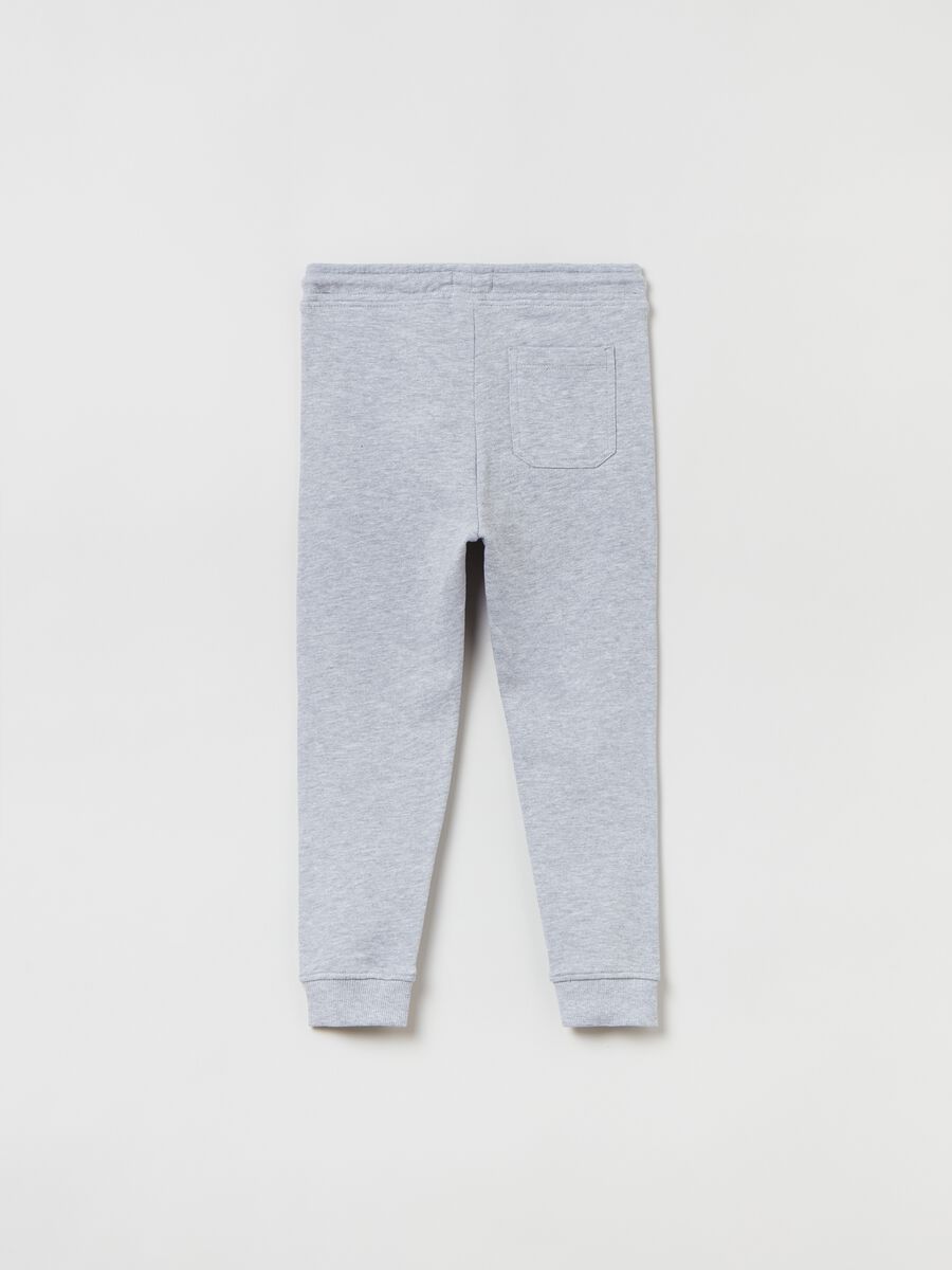 Joggers in felpa con coulisse_1