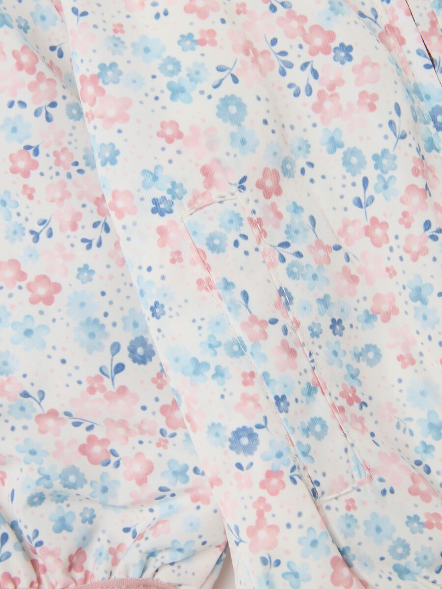 Girls' Jacket in Multicolour Fabric_3