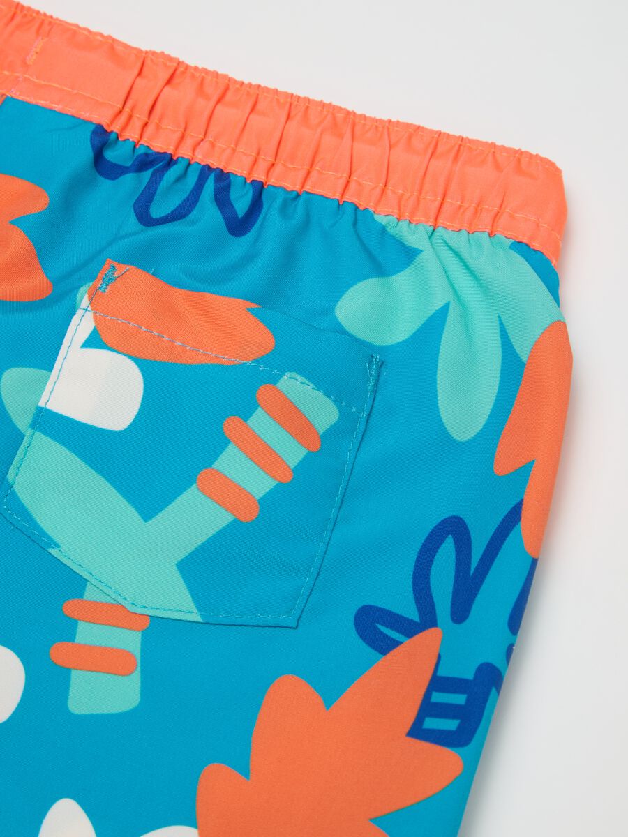 Children's multicolour blend regular fit swim shorts_2