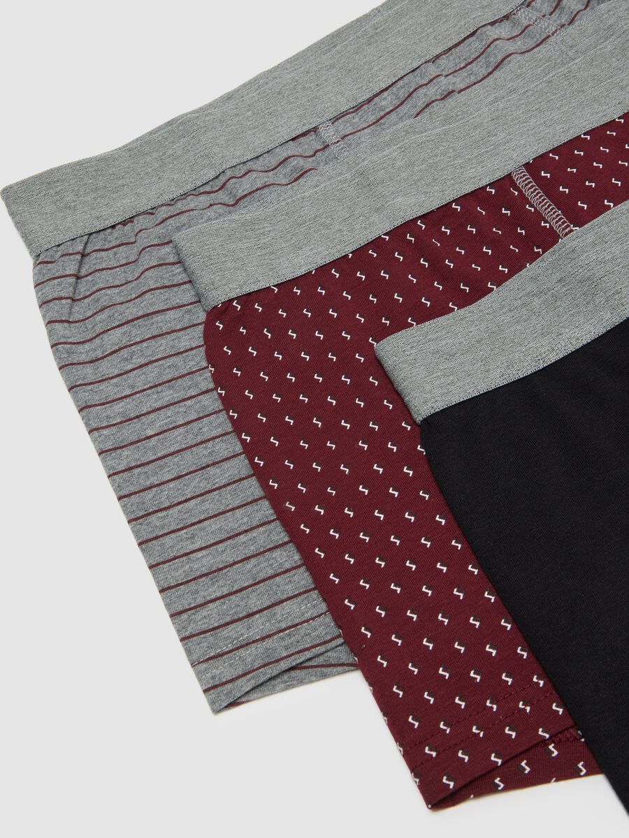 Tripack Stretch Cotton Multicolour Boxers_1