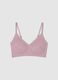 Pink Lace Bra with Removable Padding_4