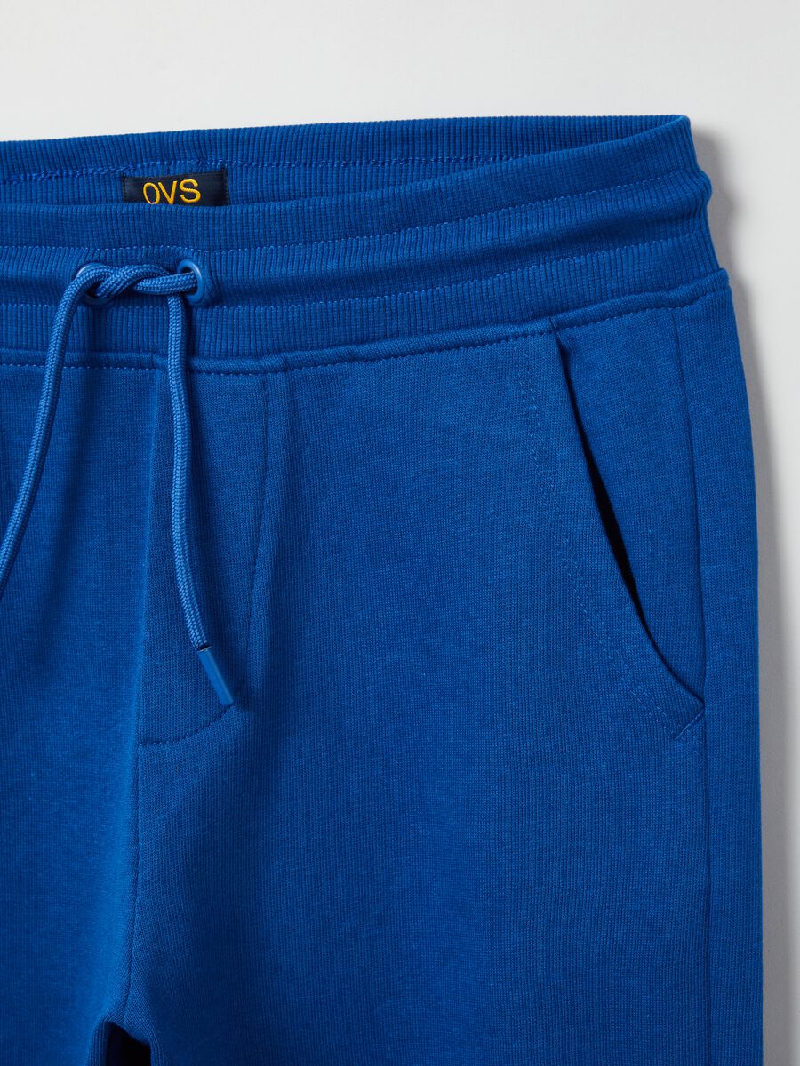 Joggers in felpa con coulisse_2