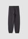 Jogger grigi in puro cotone organico relaxed fit_0