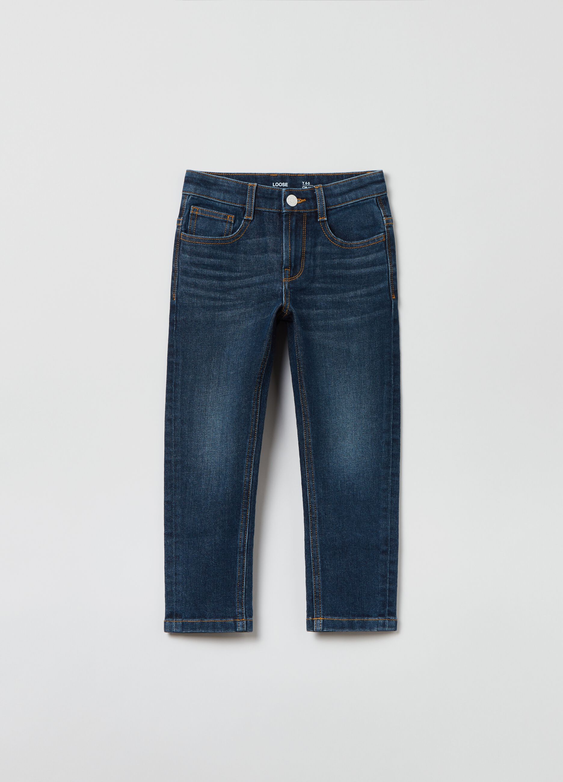 Jeans loose fit cinque tasche