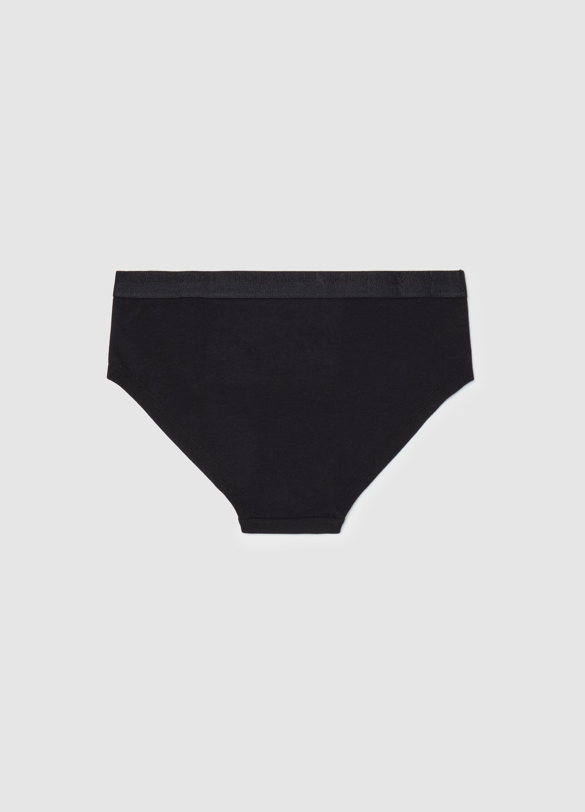 Stretch cotton knicker shorts