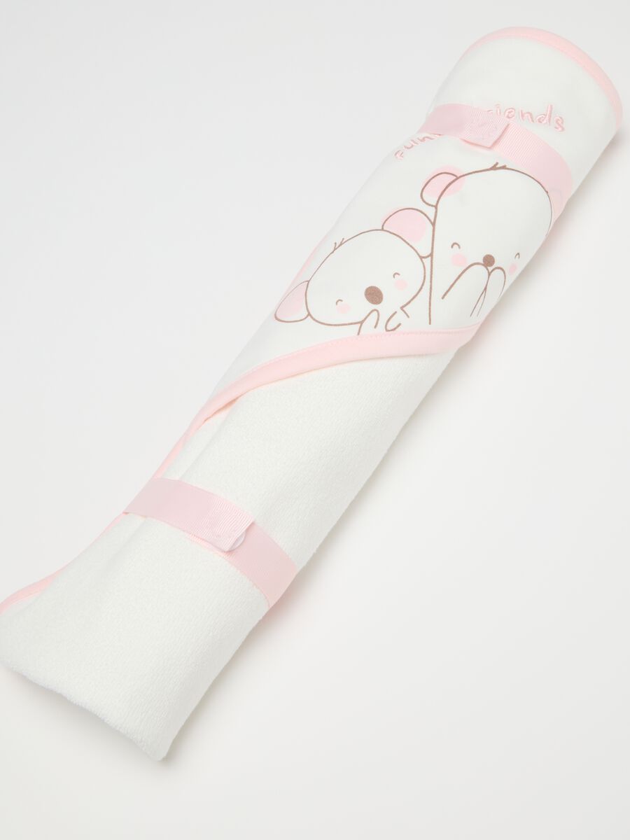 Newborn Multicolour Terry Cloth Bathrobe_2