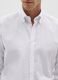 White Cotton Blend Slim Fit Shirt_1