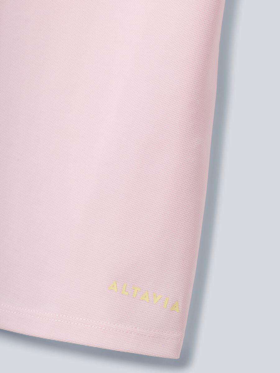 Polo sportiva rosa ALTAVIA COURT in cotone elasticizzato_6