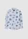 Multicolour regular fit pure cotton child's shirt_3