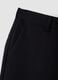Black stretch carrot-fit chino trousers_5