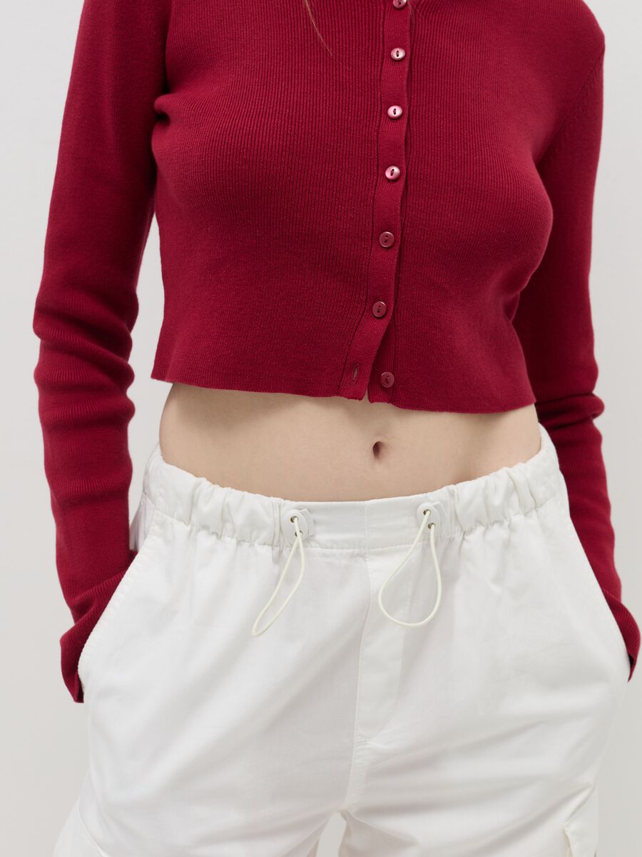 Ribbed crop cardigan_2