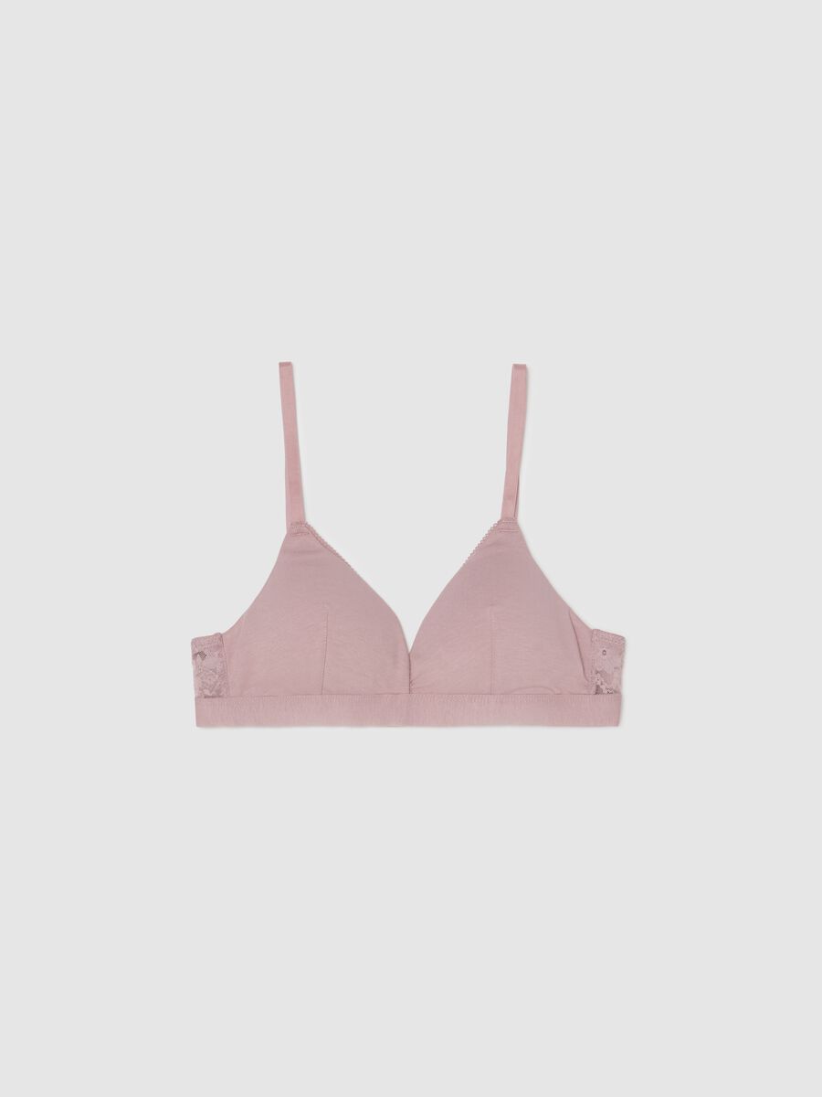 Reggiseno Triangolo con inserti in pizzo_0