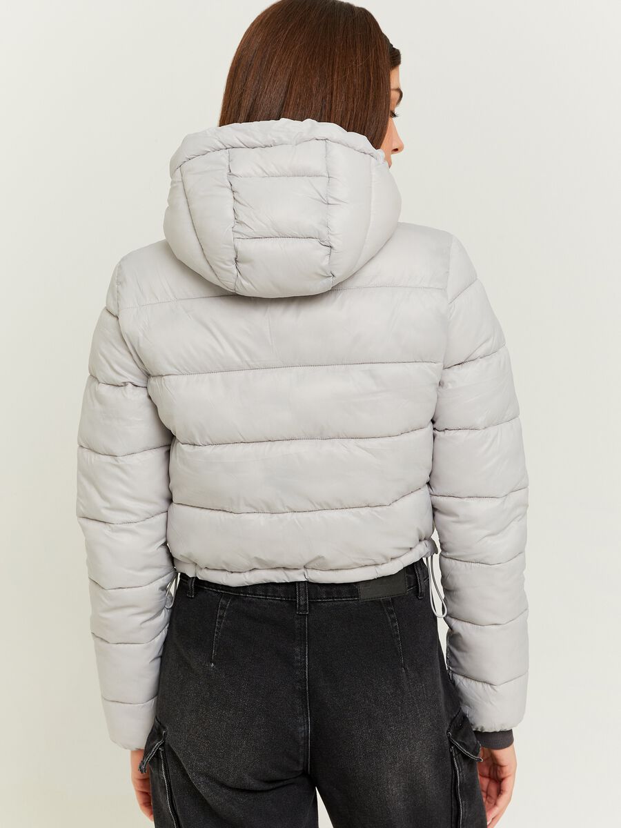 Quilted cropped down jacket with hood_2