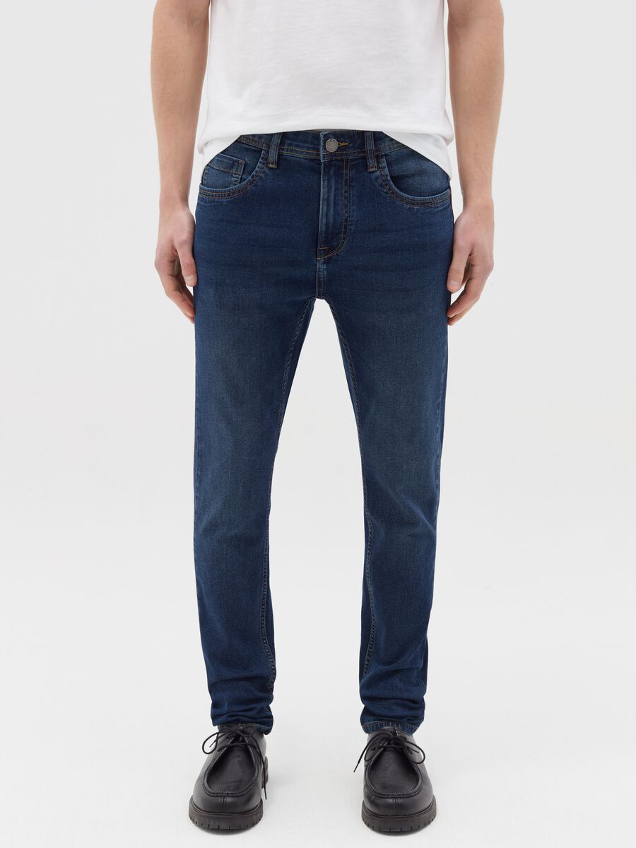 Super-skinny-fit jeans with fading_1