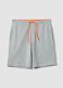 Grey shorts with orange drawstring_4