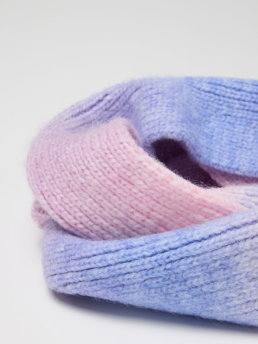Multicoloured girls' neck warmer_2