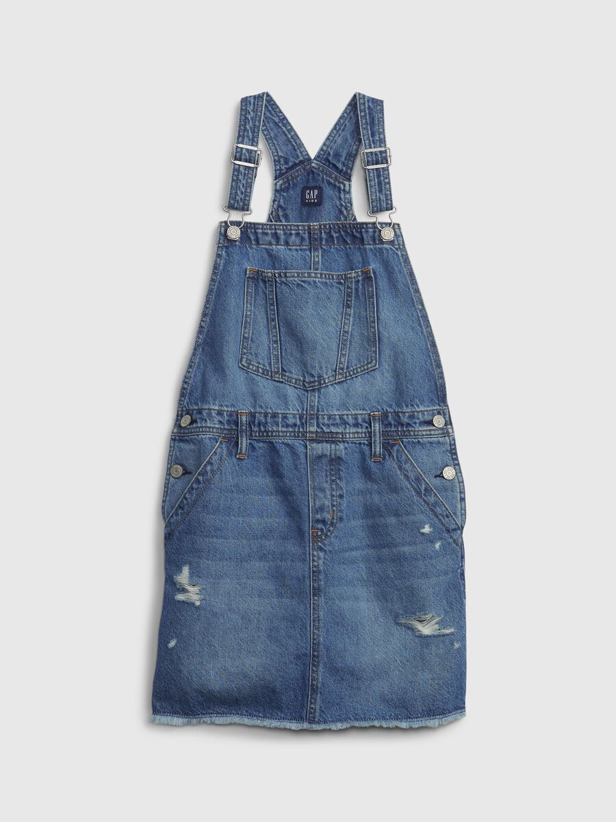 Skirt denim pinafore_0