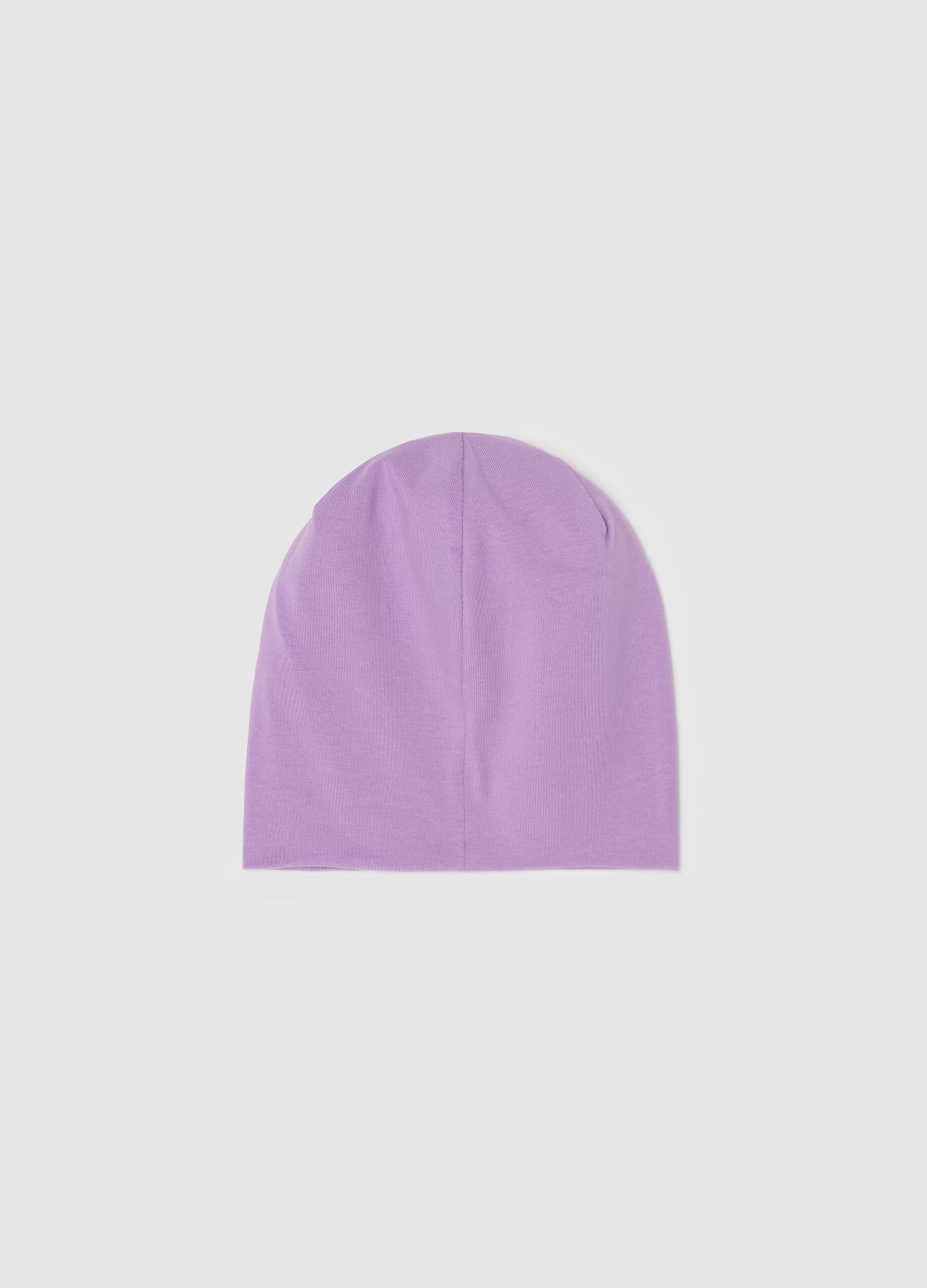 Jersey hat with Minnie Mouse print