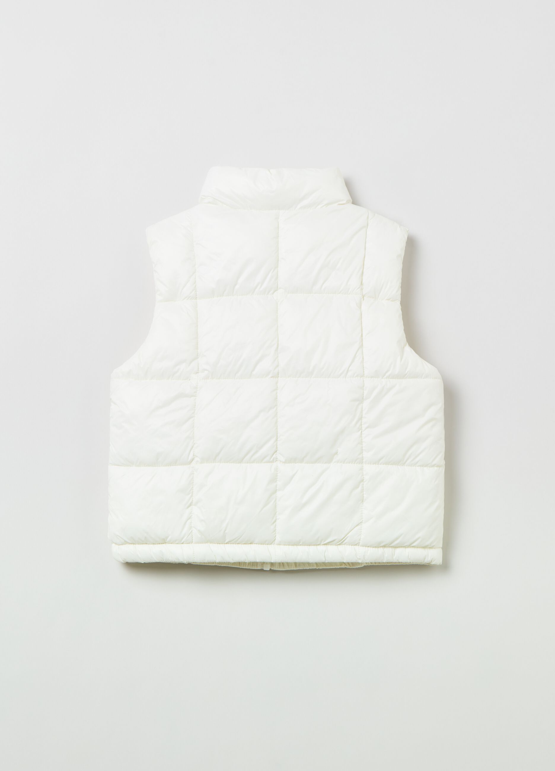 Gilet trapuntato full-zip_1